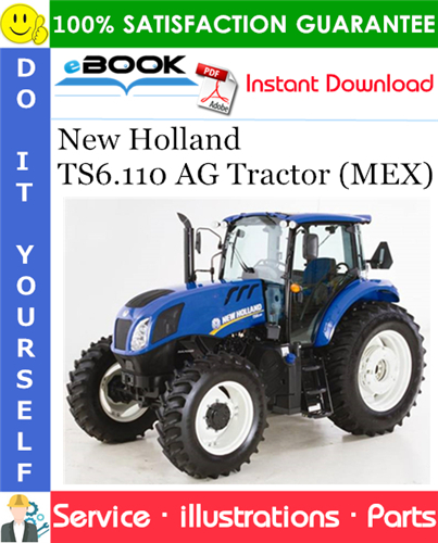 New Holland TS6.110 AG Tractor (MEX) Parts Catalog