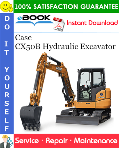 Case CX50B Hydraulic Excavator Service Repair Manual
