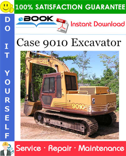 Case 9010 Excavator Service Repair Manual