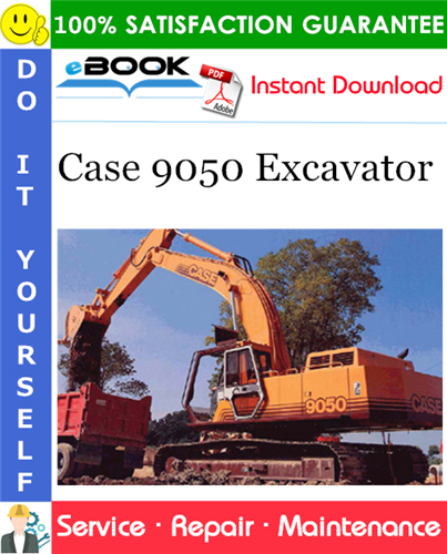 Case 9050 Excavator Service Repair Manual