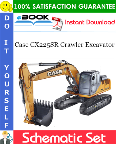 Case CX225SR Crawler Excavator Schematic Set