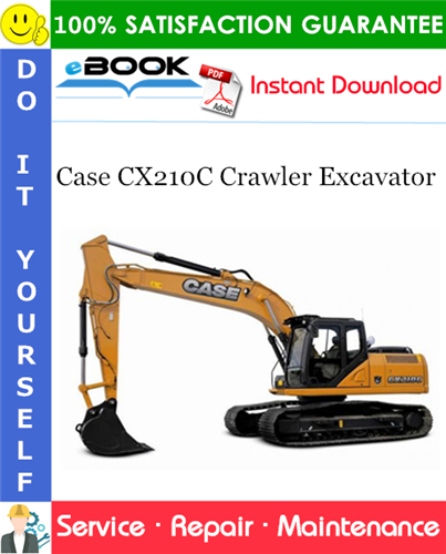Case CX210C Crawler Excavator Service Repair Manual (APAC Region - ANZ Market)