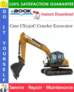 Case CX130C Crawler Excavator Service Repair Manual (Turkish market)
