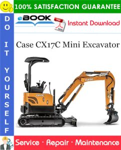 Case CX17C Mini Excavator Service Repair Manual