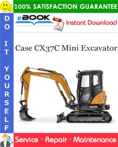 Case CX37C Mini Excavator Service Repair Manual