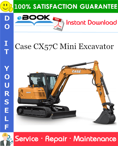 Case CX57C Mini Excavator Service Repair Manual