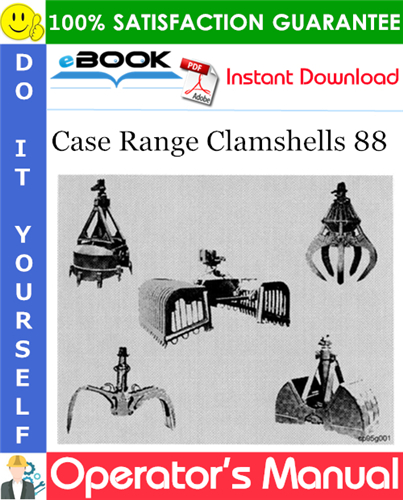Case Range Clamshells 88 Operator's Manual