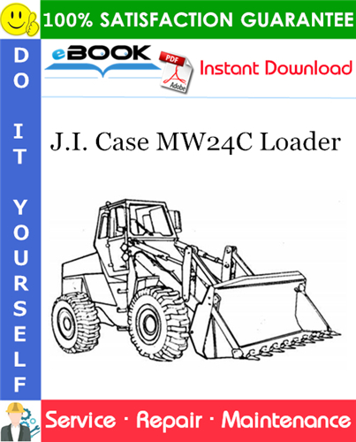 J.I. Case MW24C Loader Service Repair Manual