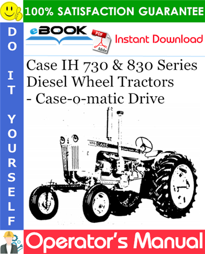 Case IH 730 & 830 Series Diesel Wheel Tractors - Case-o-matic Drive