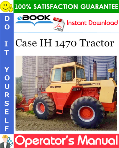 Case IH 1470 Tractor Operator's Manual