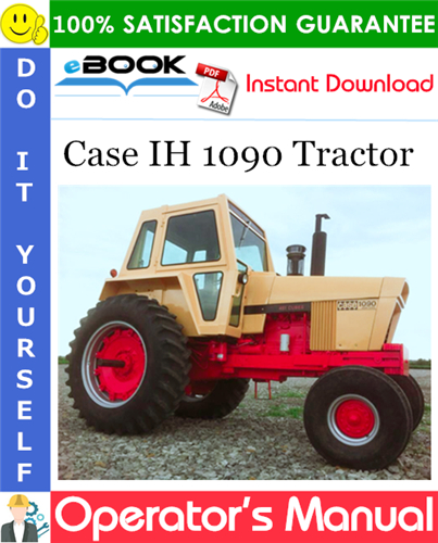 Case IH 1090 Tractor Operator's Manual