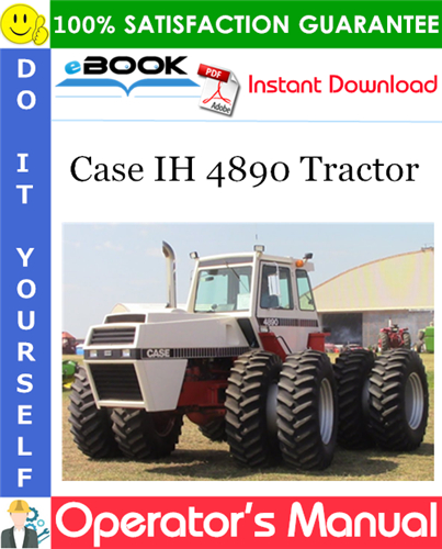 Case IH 4890 Tractor Operator's Manual