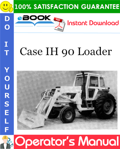 Case IH 90 Loader Operator's Manual