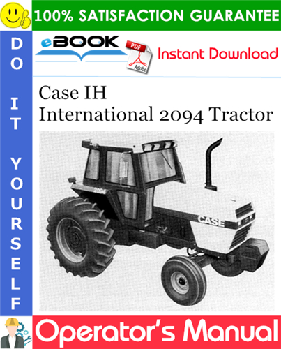 Case IH International 2094 Tractor Operator's Manual
