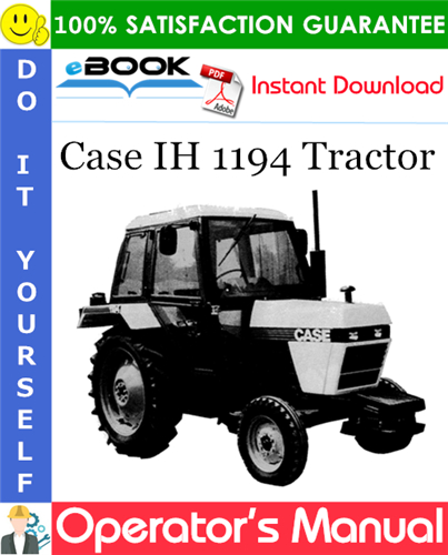 Case IH 1194 Tractor Operator's Manual