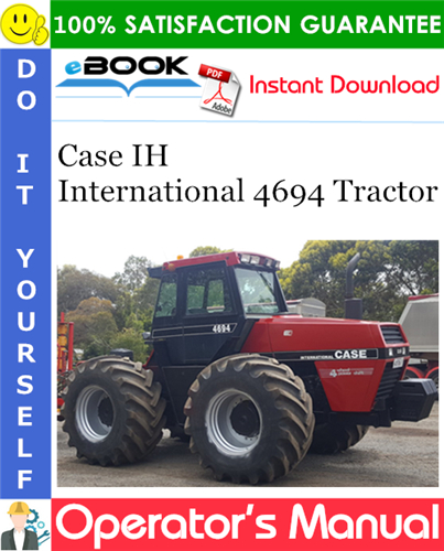 Case IH International 4694 Tractor Operator's Manual