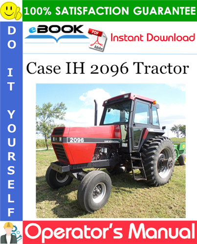 Case IH 2096 Tractor Operator's Manual