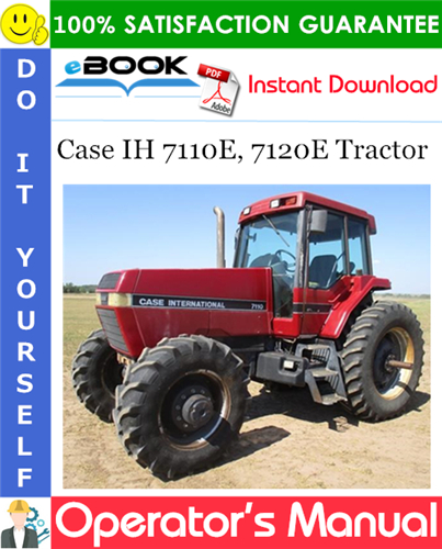 Case IH 7110E, 7120E Tractor Operator's Manual