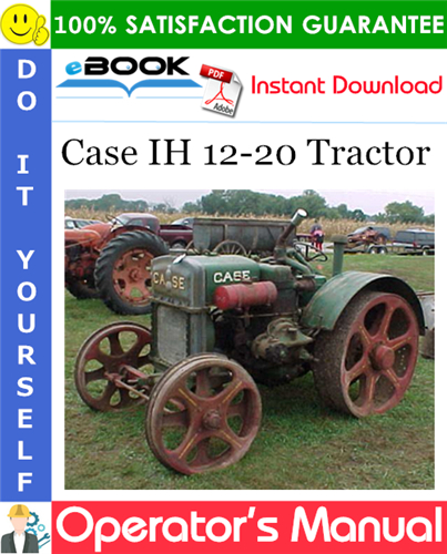 Case IH 12-20 Tractor Operator's Manual