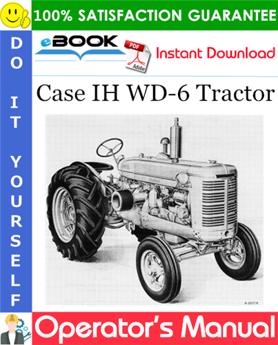 Case IH WD-6 Tractor Operator's Manual