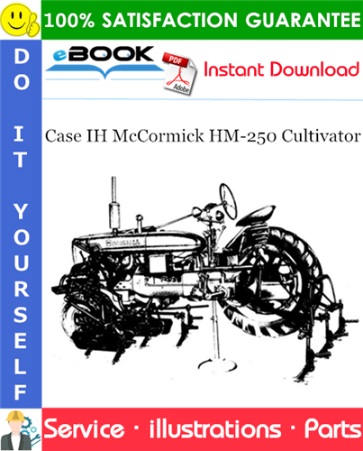 Case IH McCormick HM-250 Cultivator Parts Manual