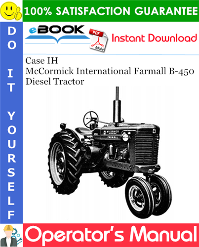 Case IH McCormick International Farmall B-450 Diesel Tractor