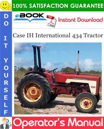 Case IH International 434 Tractor Operator's Manual