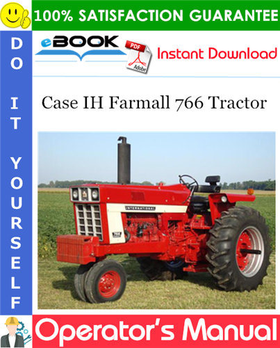 Case IH Farmall 766 Tractor Operator's Manual