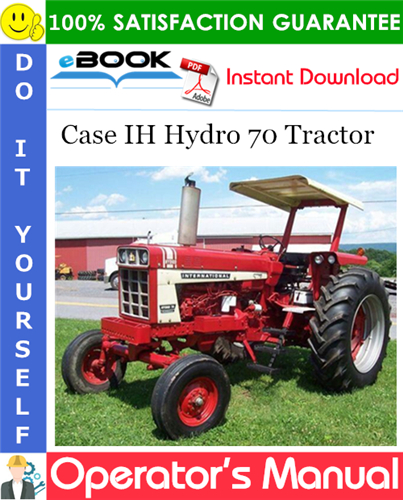 Case IH Hydro 70 Tractor Operator's Manual