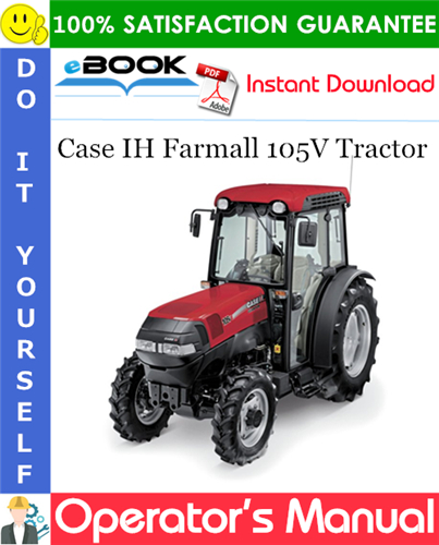 Case IH Farmall 105V Tractor Operator's Manual