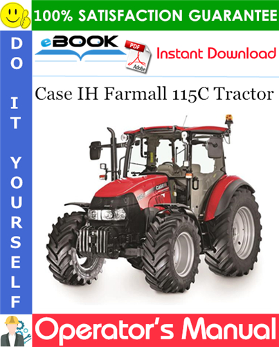 Case IH Farmall 115C Tractor Operator's Manual