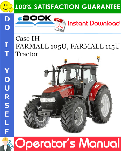 Case IH FARMALL 105U, FARMALL 115U Tractor Operator's Manual