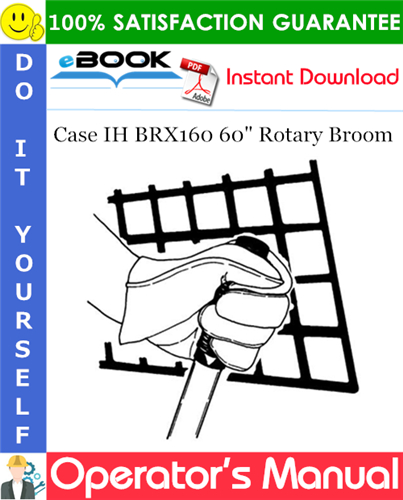 Case IH BRX160 60" Rotary Broom Operator's Manual