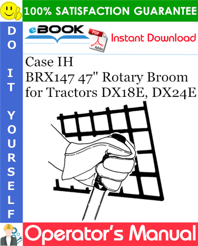 Case IH BRX147 47" Rotary Broom Operator's Manual