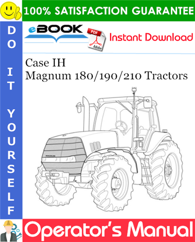 Case IH Magnum 180/190/210 Tractors Operator's Manual