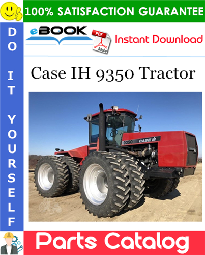 Case IH 9350 Tractor Parts Catalog Manual