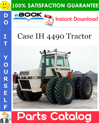 Case IH 4490 Tractor Parts Catalog Manual