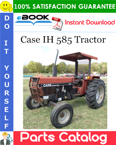 Case IH 585 Tractor Parts Catalog Manual