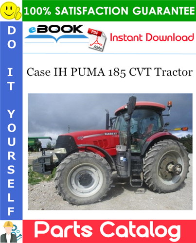 Case IH PUMA 185 CVT Tractor Parts Catalog