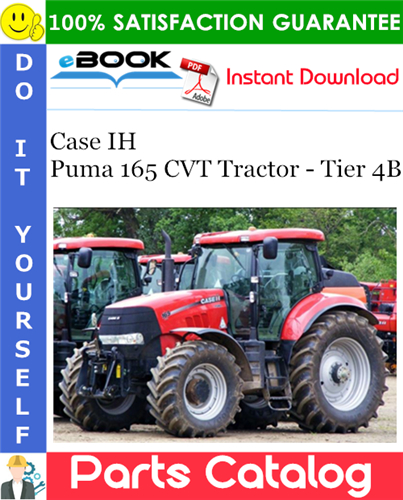 Case IH Puma 165 CVT Tractor - Tier 4B Parts Catalog