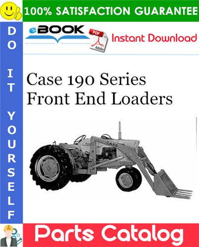 Case 190 Series Front End Loaders Parts Catalog