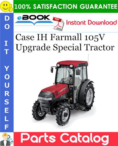 Case IH Farmall 105V Upgrade Special Tractor Parts Catalog
