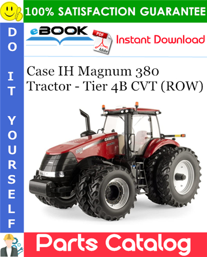 Case IH Magnum 380 Tractor - Tier 4B CVT (ROW) Parts Catalog