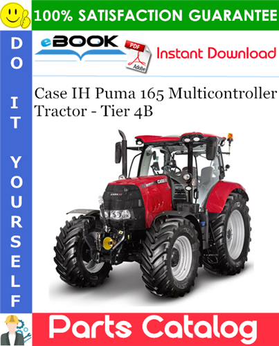 Case IH Puma 165 Multicontroller Tractor - Tier 4B Parts Catalog