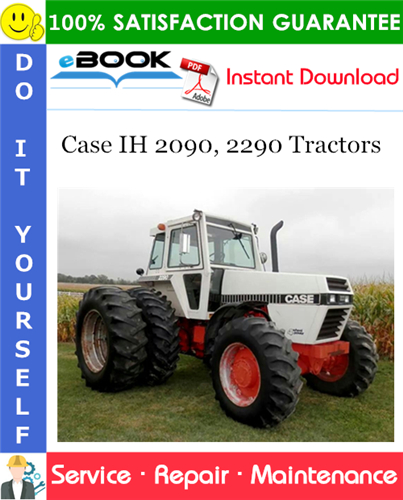 Case IH 2090, 2290 Tractors Service Repair Manual