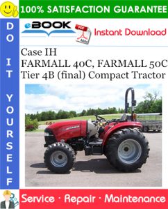 Case IH FARMALL 40C, FARMALL 50C Tier 4B (final) Compact Tractor
