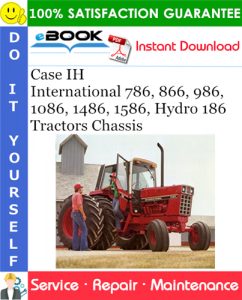 Case IH International 786, 866, 986, 1086, 1486, 1586, Hydro 186 Tractors Chassis