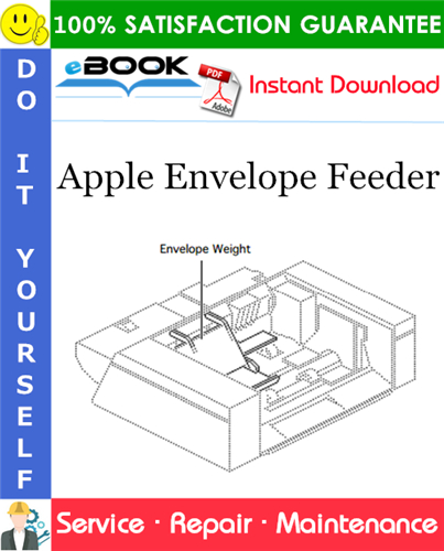 Apple Envelope Feeder Service Repair Manual