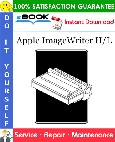 Apple ImageWriter II/L Service Repair Manual