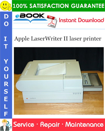 Apple LaserWriter II laser printer Service Repair Manual